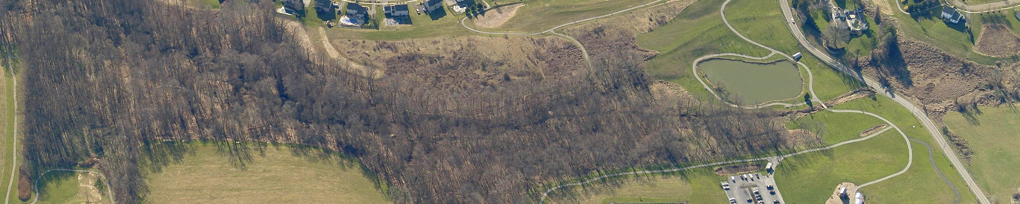 aerial view of land