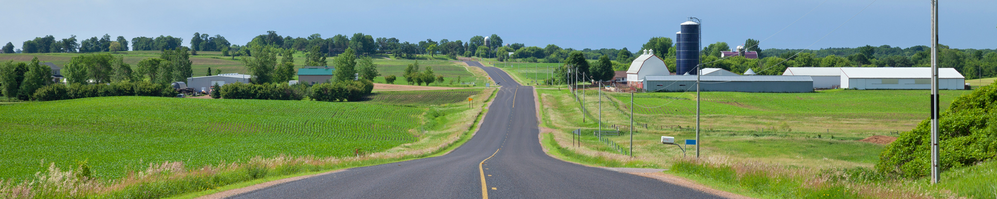 road through rural area
